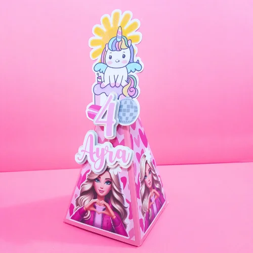 Barbie’s Unicorn Disco Bash – Party Cones 01