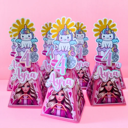 Barbie’s Unicorn Disco Bash – Party Cones 02