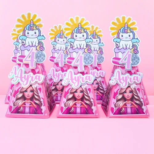 Barbie’s Unicorn Disco Bash – Party Cones 03