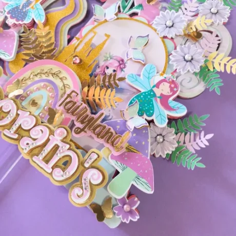 Fairyland Theme Layered Topper 02