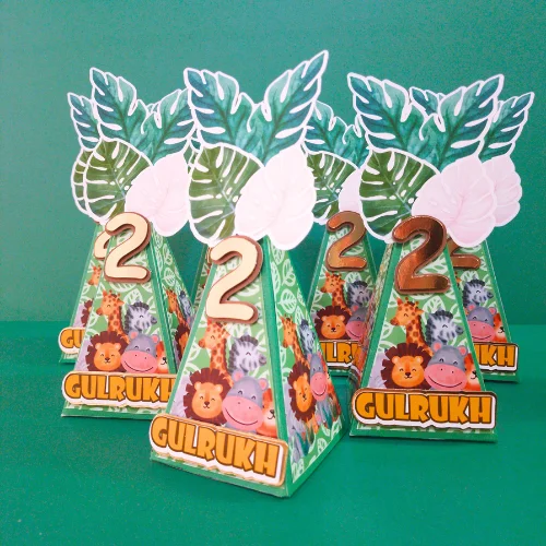 Jungle Themed Party Cones 02