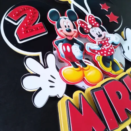 Mickey Themed Layered Topper 02