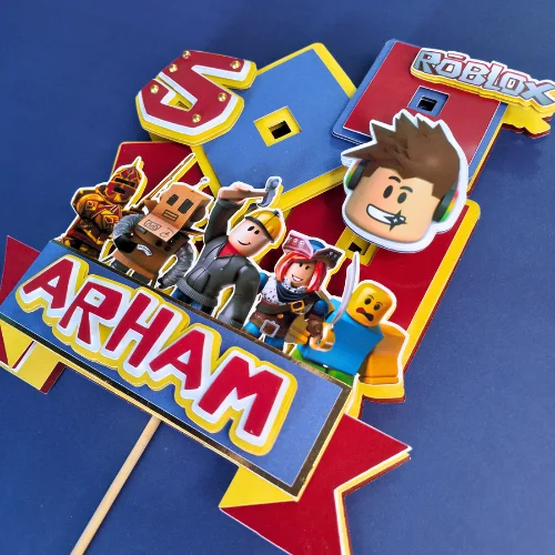 Roblox Themed Layered Topper 02