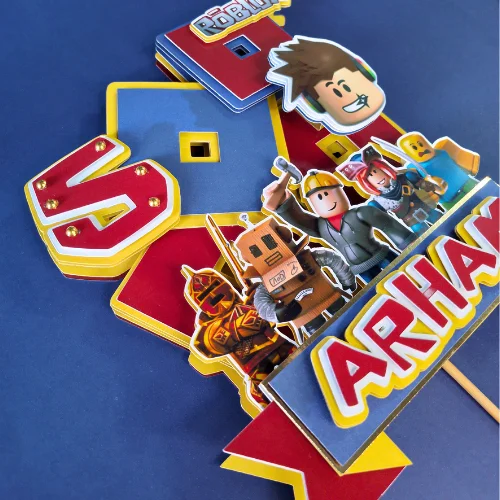 Roblox Themed Layered Topper 03