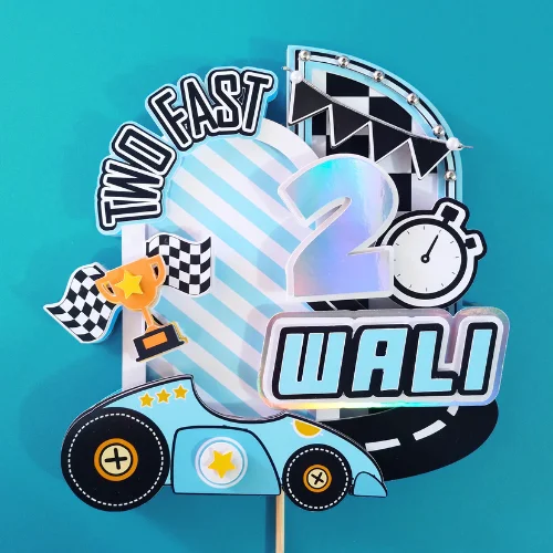 Two Fast Themed Layered Topper 01