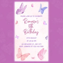 Butterflies Digital Invite