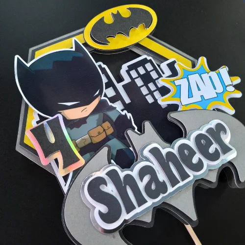 Batman Inspired Layered Topper 02
