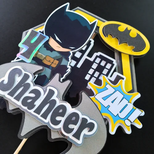 Batman Inspired Layered Topper 03