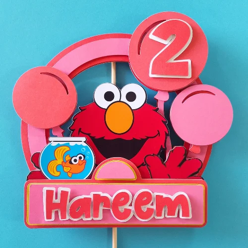 Elmo Layered Topper 01