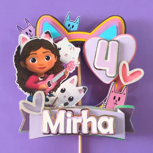 Gabby Doll House Layered Topper 02