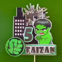 Hulk Inspired Layered Topper 01