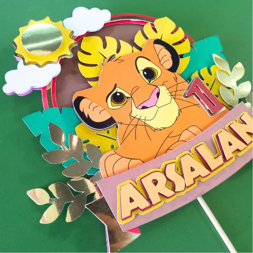 Lion King Themed Layered Topper 02