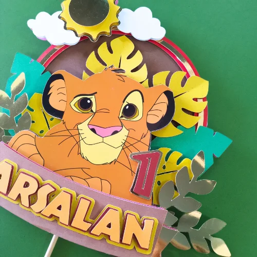 Lion King Themed Layered Topper 03