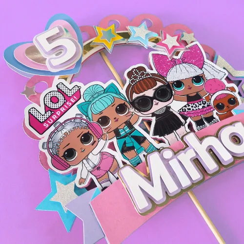 Lol Dolls Layered Topper 01