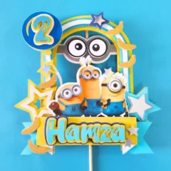 Minions Themed Layered Topper02