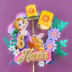 Rapunzel Themed Layered Topper 01