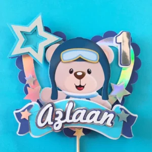 Teddy Bear Layered Topper 01