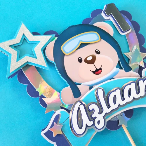 Teddy Bear Layered Topper 02