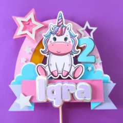 Unicorn Layered Topper 03